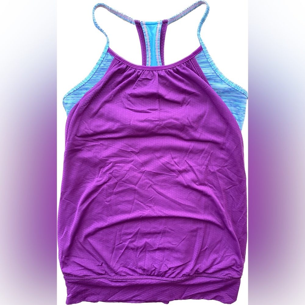 Ivivva tank top, size 14(girls) or size S with built in bra.